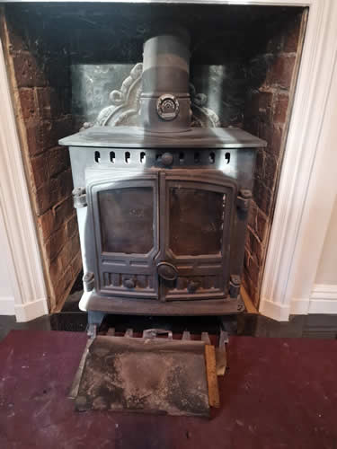 Stove before respray